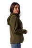 Toasty Knit Blazer with Hoodie Cable Insert (Army or Black)