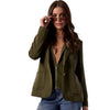Toasty Knit Blazer with Hoodie Cable Insert (Army or Black)