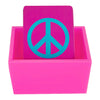 Brightly Colored Acrylic Canasta Card Holder