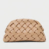 Woven Dumpling Clutch Bag