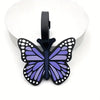 Whimsical Cartoon Butterfly Luggage Tags