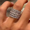 Elegant CZ Stacking Ring Set