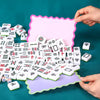 4 Piece Scalloped Mahjong Shuffler Card Set