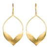 Fluttering Petals Gold Earrings