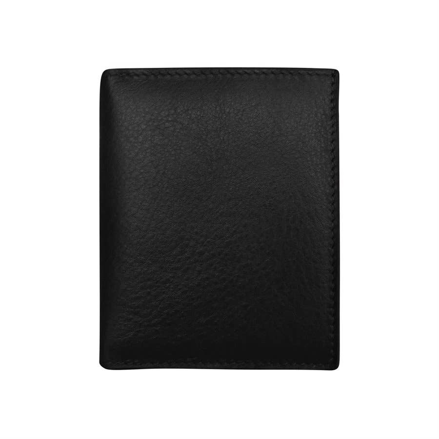 Genuine Leather Small Snap Wallet