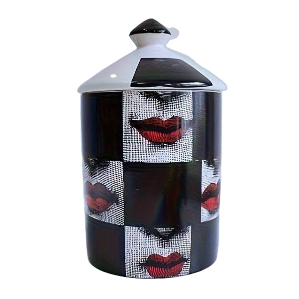 Artist Ceramic Jars with Matching Lid