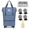 Expandable Nylon Travel Bag on Wheels