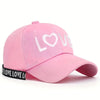Embroidered LOVE Baseball Hat