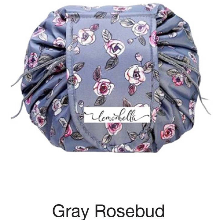 Lightweight Nylon Cinch Travel Make Up Bag