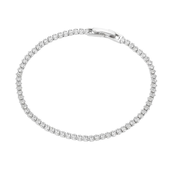 18K Gold Dipped Delicate Tennis Chain Bracelet