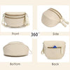Large Nylon Double Zip Crossbody Bag