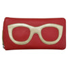 Leather Double Zip Eyeglass Case