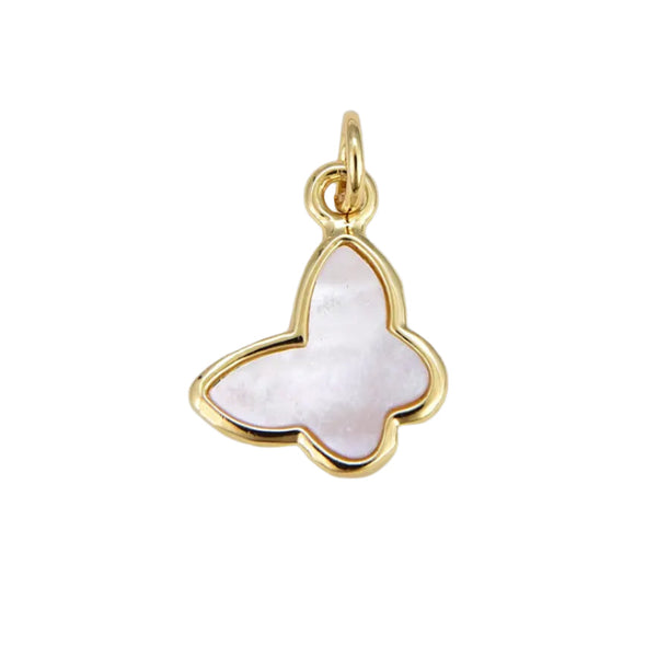 Mother of Pearl Butterfly Charm