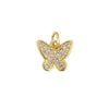 Colorful CZ Butterfly Charms