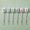 7-Piece Majong Cocktail Pick Set