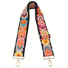 Floral Embroidered Guitar/Purse Strap