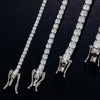 7 1/2" 4 mm Moissanite Tennis Bracelet