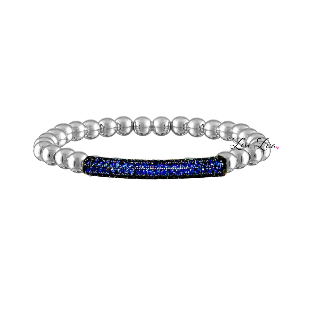 Lexi Colorful Pave Stretch Bar Bracelet
