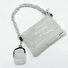 Patent Nylon Chain Crossbody Bag