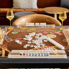 Whimsical Mahjong Tiles Featuring Bold Colored Winds
