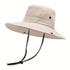 50+ SPF Adjustable SunShade Sun Hat With Strap And Ponytail Slot