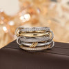 Five Layer Interlocking Ring