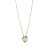 Heart Paperclip Charm Necklace