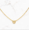 Teeny Tiny Gold Star of David Necklace