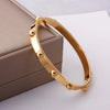 Gold Plated Ball Bangles
