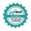 Puff Print M...A...H...J  w/ Hanger Tea Towel