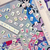 Whimsical Mahjong Tiles Featuring Bold Colored Winds