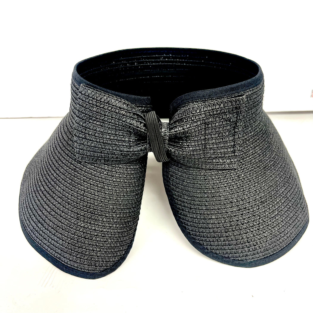 Women's Wide Brim Roll-Up Sun Visor – Accessorize Me