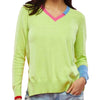Color Block Trim Sweater By Zaket And Plover