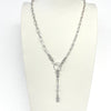 Long Paperclip Chain Y Necklace