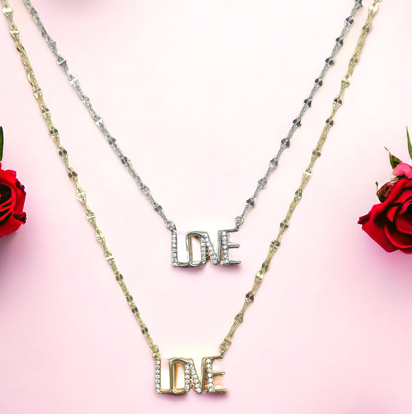 CZ LOVE Necklace