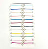 Colorful Heart String Bracelets