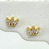 Crown Marquis CZ Stud Earrings