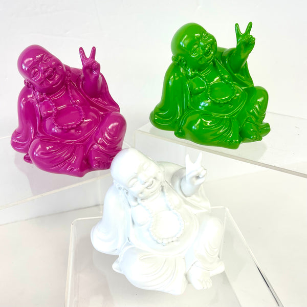 Resin Peace Buddha