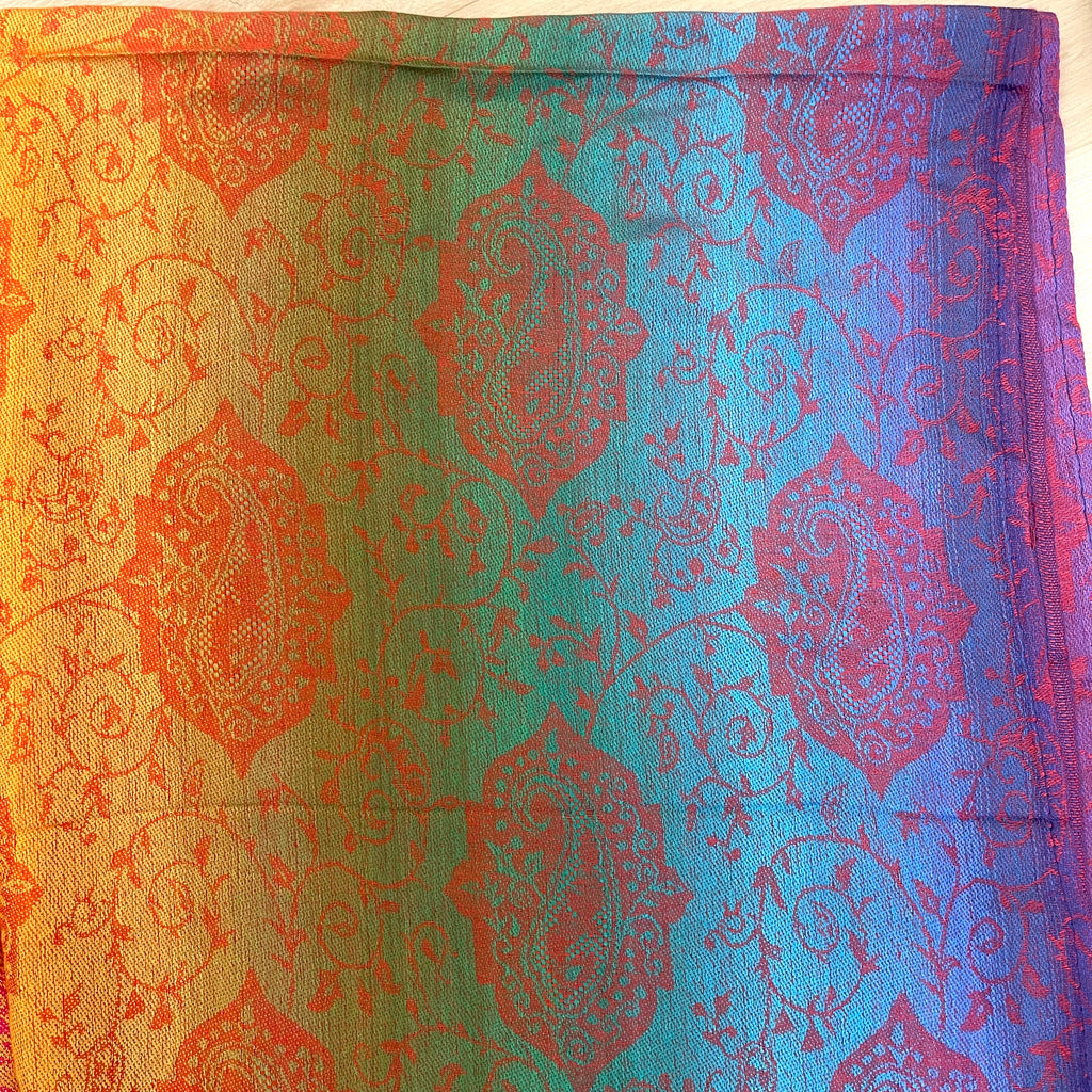 Multi-Color Fringed Pashmina