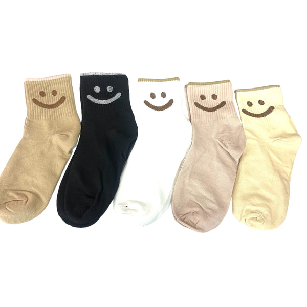 Ankle Smiley Socks
