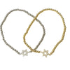 CZ Pave Star of David Stretch Bracelet
