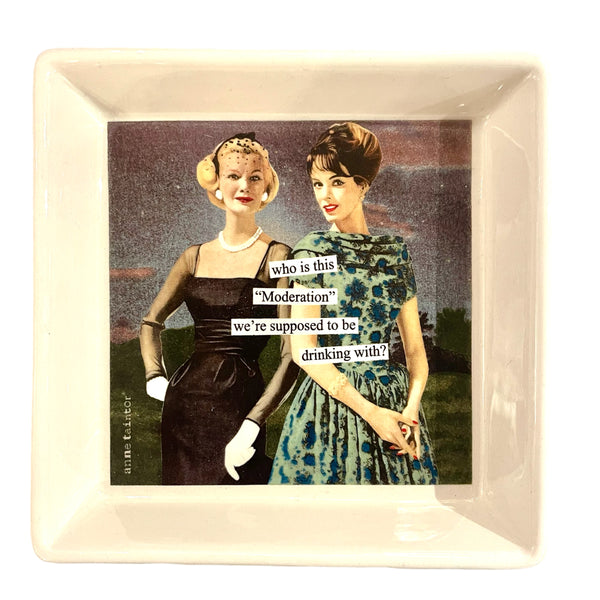 Sarcastic Anne Taintor Ceramic Plate