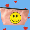 Smiley Face Pink Pouch