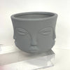 Ceramic Buddha Face Planter