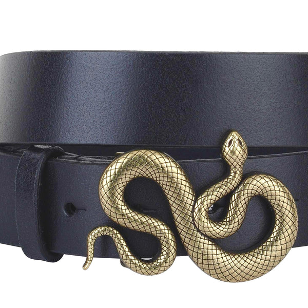 Leather Snake Belt