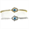 Stretch Beaded Bracelet With Pearl Hamsa Charm