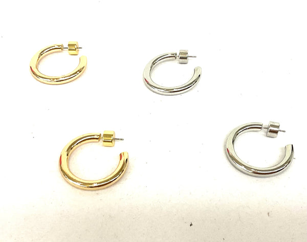 Small Hollow Hoops