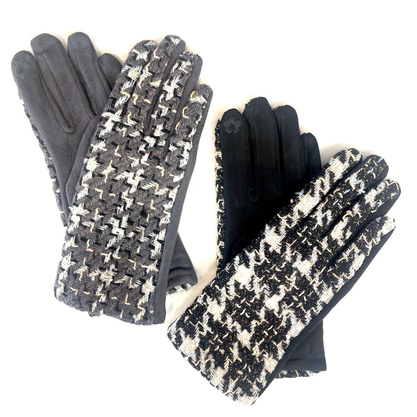 Tweed Touch Screen Gloves