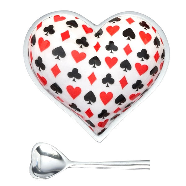 Happy Card Heart Bowl With Spoon