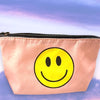 Smiley Face Pink Pouch